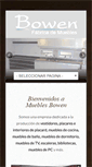 Mobile Screenshot of mueblesbowen.com.ar