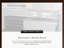 Tablet Screenshot of mueblesbowen.com.ar